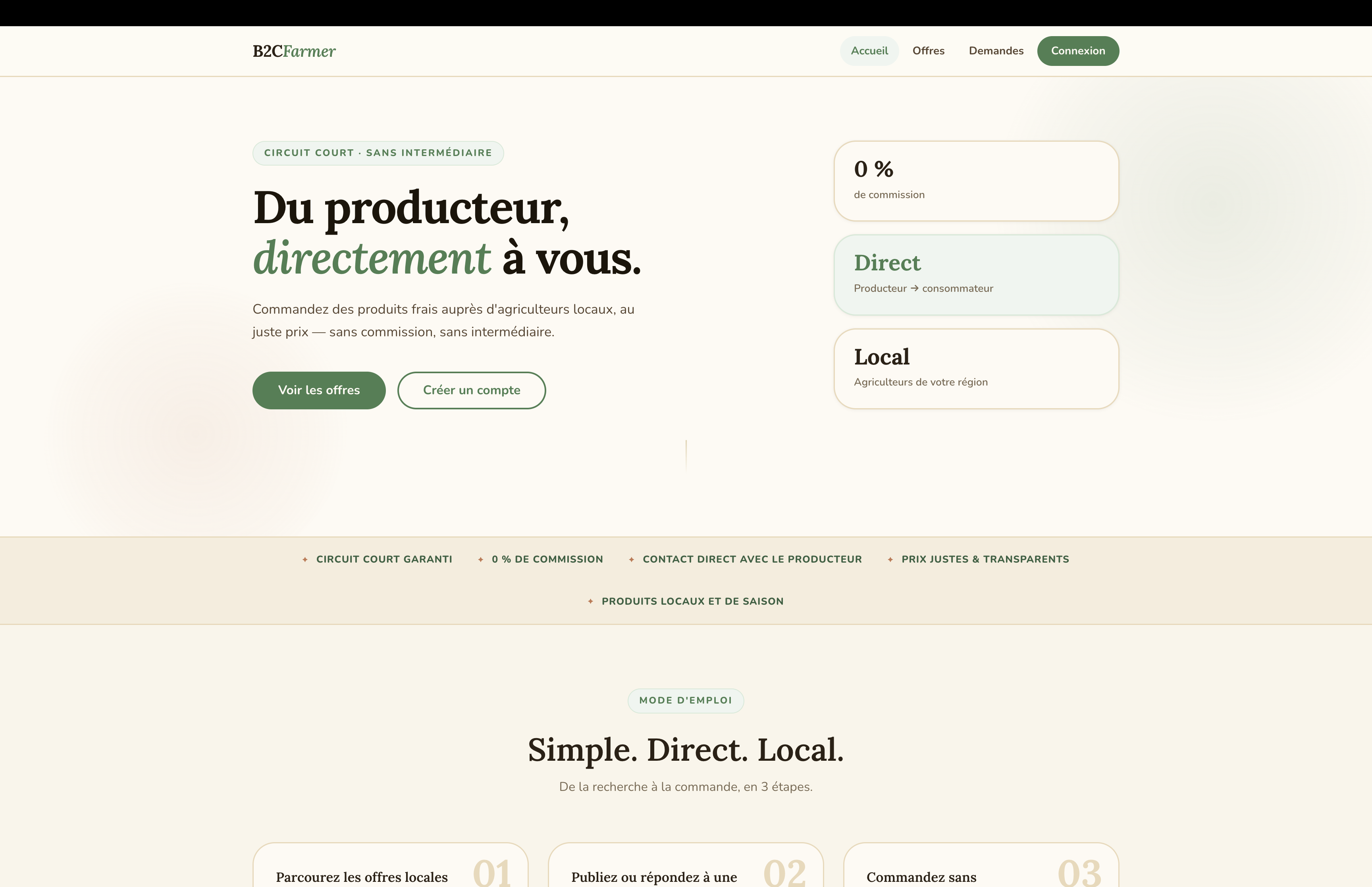 Projet B2C Farmer